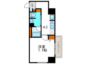 間取図 フォレステージュ北堀江
