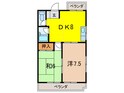 Blanc段上町の間取図