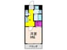 ＡＢＥＲＩＡ 1Kの間取り