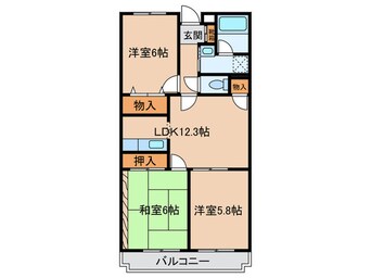 間取図 パ－クレ－ン