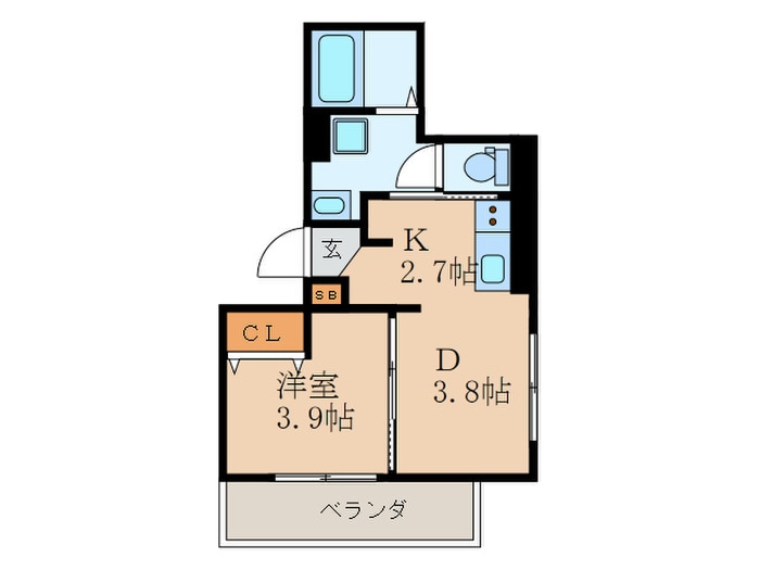 間取り図 クレールプラス