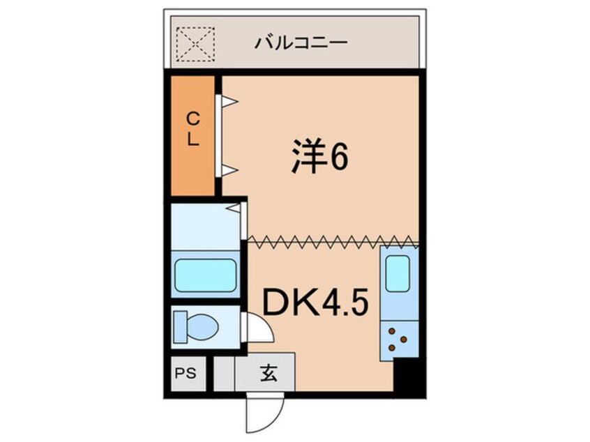 間取図 甲南六甲ハイム（302）