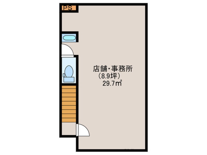 間取図 仮）東心斎橋２丁目テナントビル