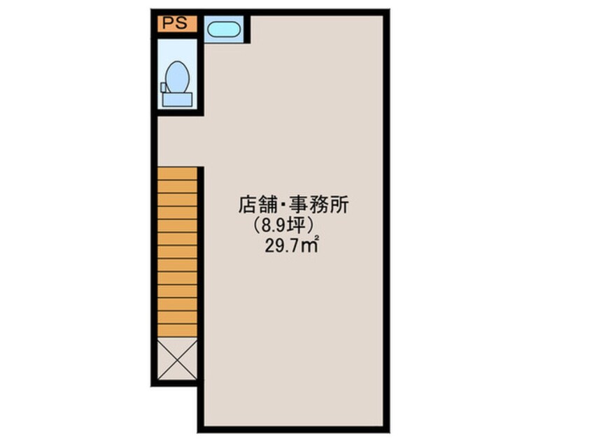 間取図 仮）東心斎橋２丁目テナントビル