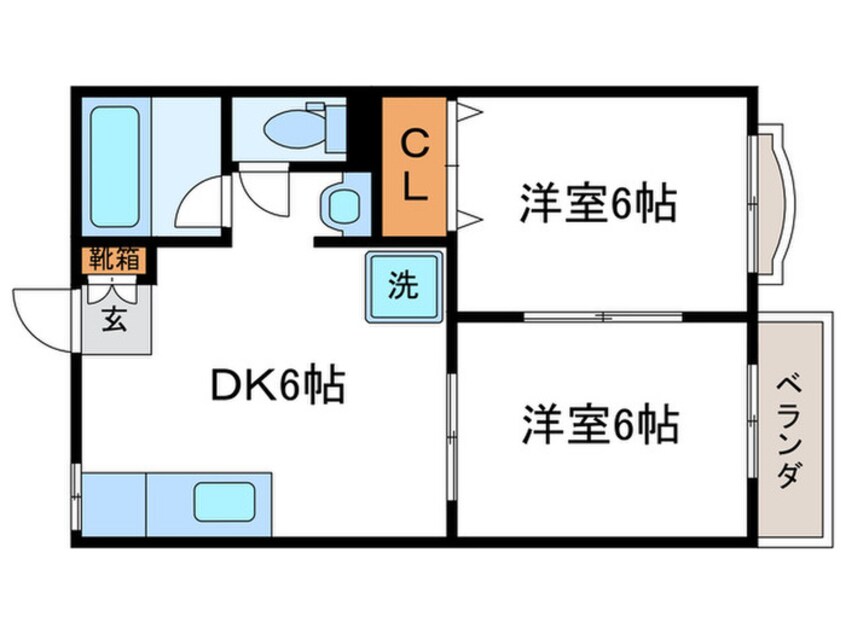 間取図 ハイツオオタ