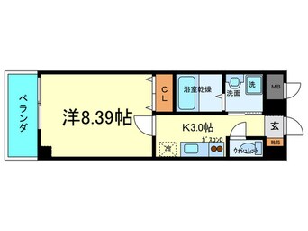 間取図 フロール宮之阪