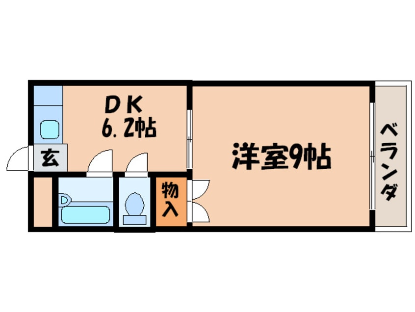 間取図 エスポワール田中2番館