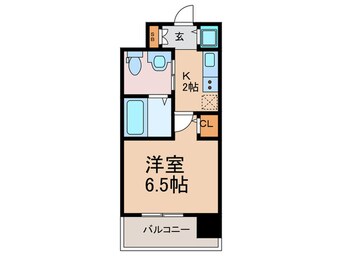 間取図 エスライズ堂島川