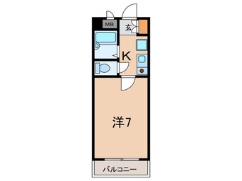 間取図 たけさだハイツⅡ