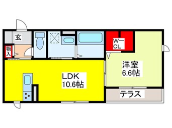 間取図 エクレール東太子