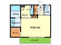 クレメンテカミダＢの間取図