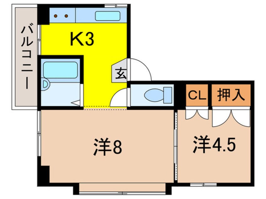 間取図 ＦＯＲＬＩＦＥ御影