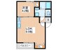 casa古川橋 1LDKの間取り