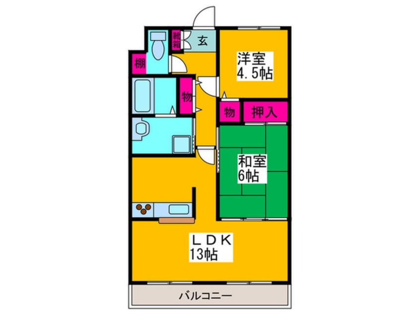 間取図 サンコ－グランピア