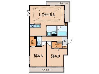 間取図 ア・ライヴ本山