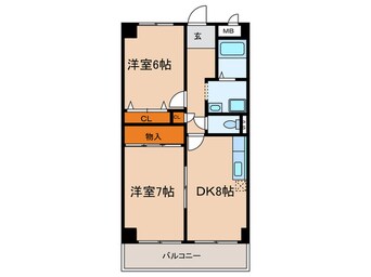 間取図 ヴェルドミール園田