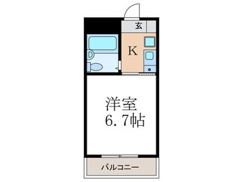 間取図 フロイデ東向日