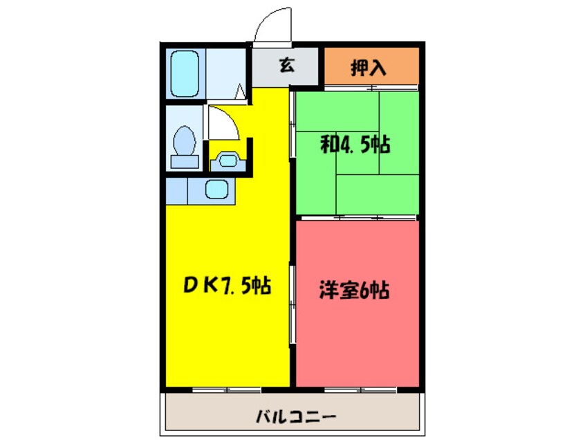 間取図 春宮ハイツ