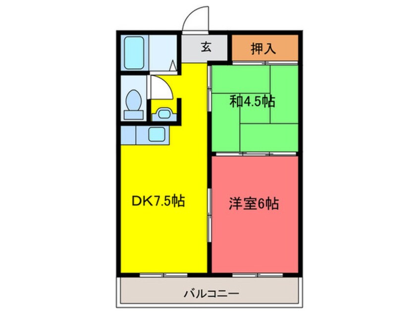 間取図 春宮ハイツ