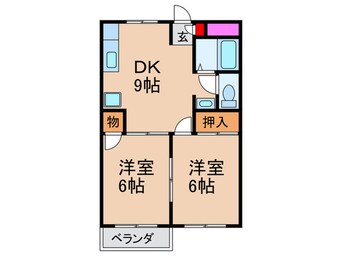 間取図 サンハイツ中村