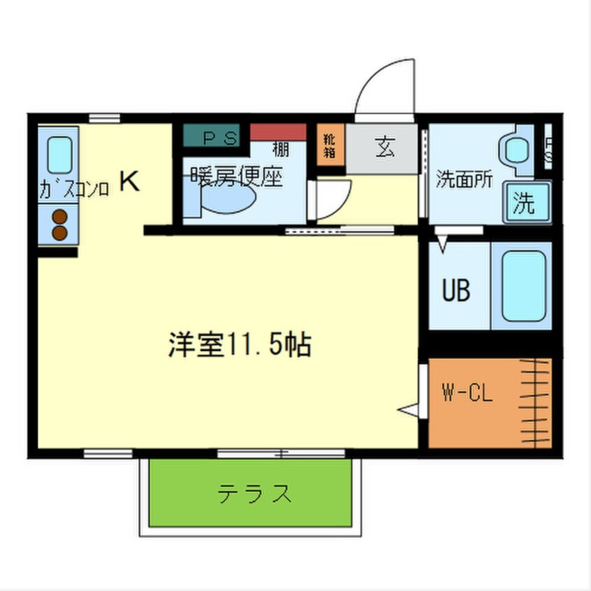 間取図 シャーメゾン城東