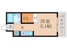 シェラールⅡ 1Kの間取り