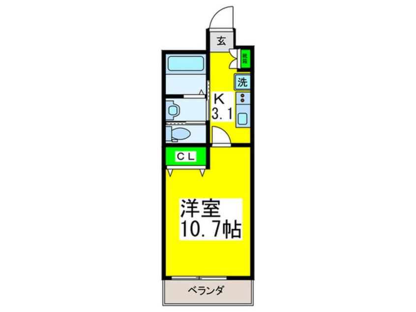 間取図 ディモア増田