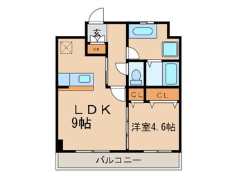 間取図 ジュネス神楽田