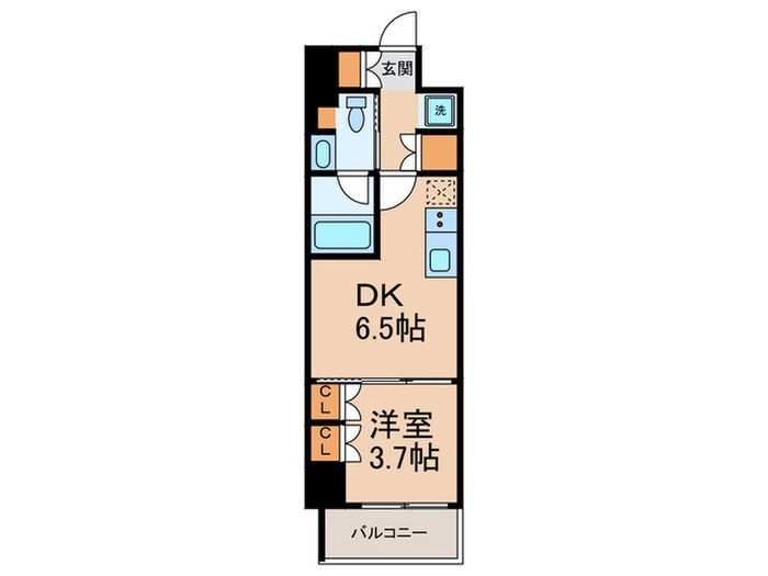 間取り図 ザ・パークハビオ塚本