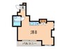 ＣＵＢＥ甲子園口 1Rの間取り