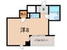 ＣＵＢＥ甲子園口 1Rの間取り