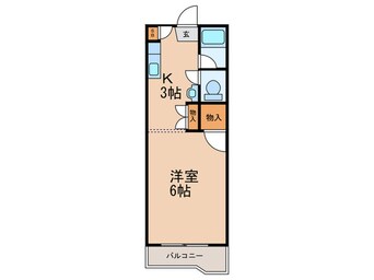 間取図 六甲澤山ヴィラ北棟