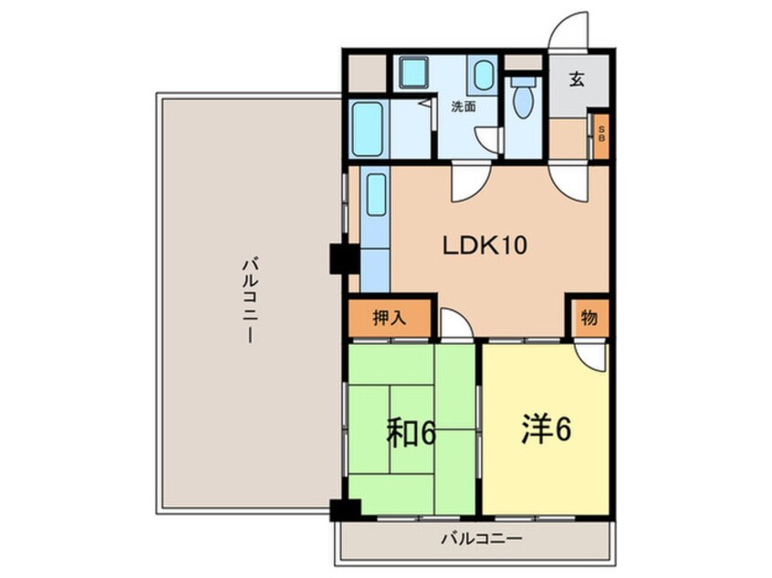 間取図 サンライフつちや