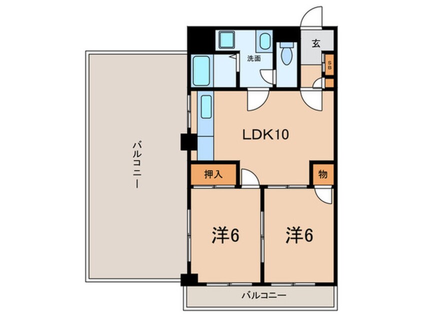 間取図 サンライフつちや