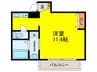 アッツ・コート美章園駅前 1Rの間取り
