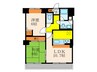 ﾃﾞﾘｰﾄﾞ&ｻﾝｳﾞｪｰﾙ桂川東(804) 2LDKの間取り
