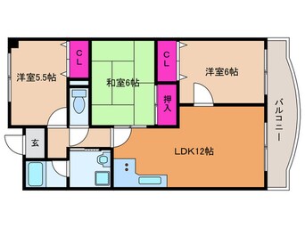 間取図 メゾンリーガル４８