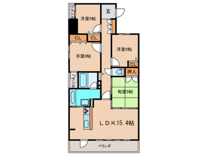 間取図 レジディア都島Ⅰ