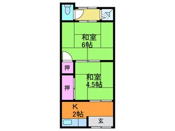 間取図 北井文化(南棟)