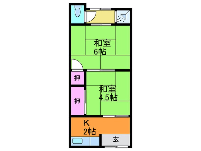 間取図 北井文化(南棟)