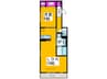 セッテ 1LDKの間取り