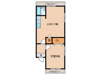 間取図 中西マンション