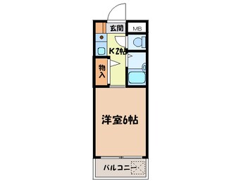 間取図 サンローズ唐池