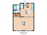 重尾マンション 1DKの間取り