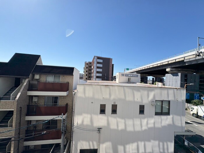 室内からの展望 ディエスベアティ久宝寺口