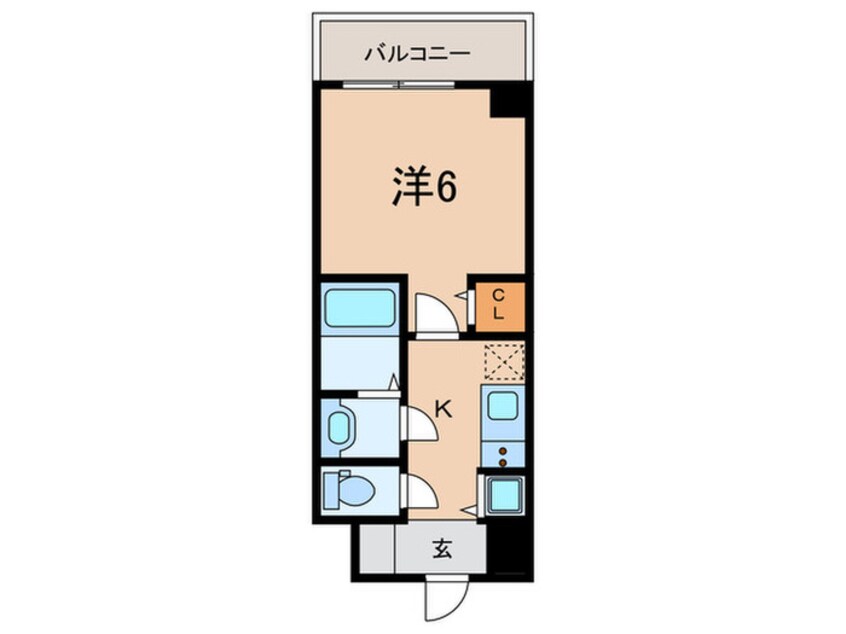 間取図 ﾌｧｽﾃｰﾄ神戸ｱﾓｰﾚ（1003）