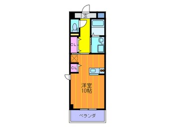 間取図 クレメント岡山
