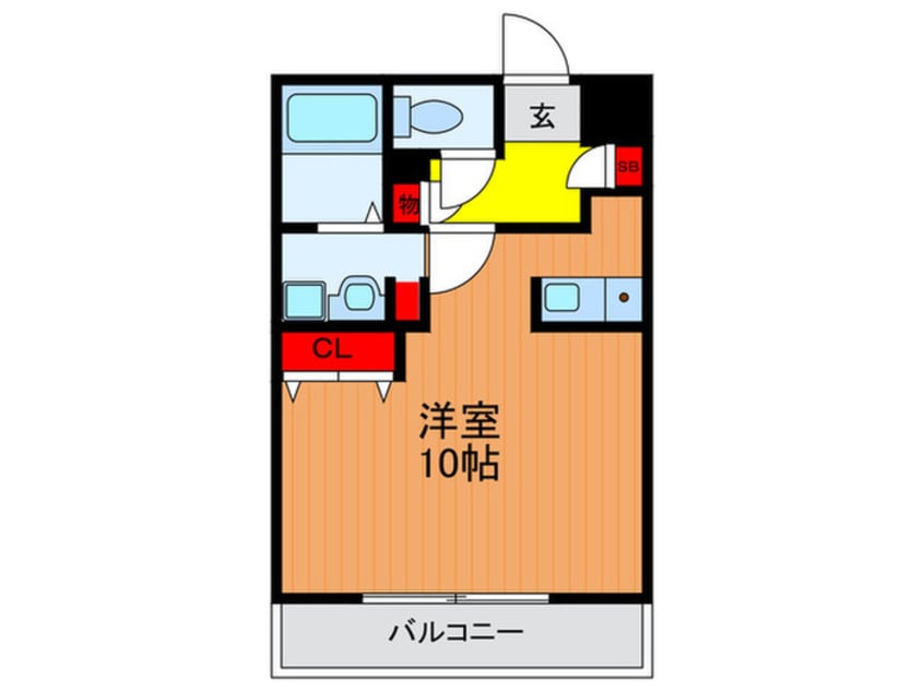 間取図 リブゴ－シュ太子橋