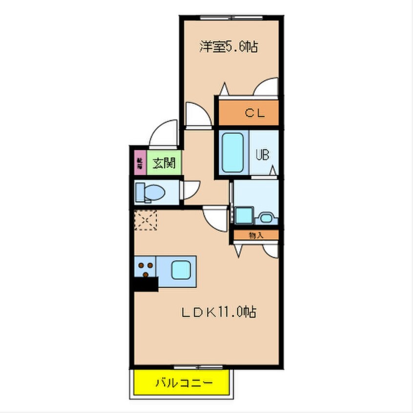 間取図 メゾンブランシェ