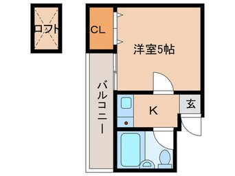 間取図 SOLIS万代